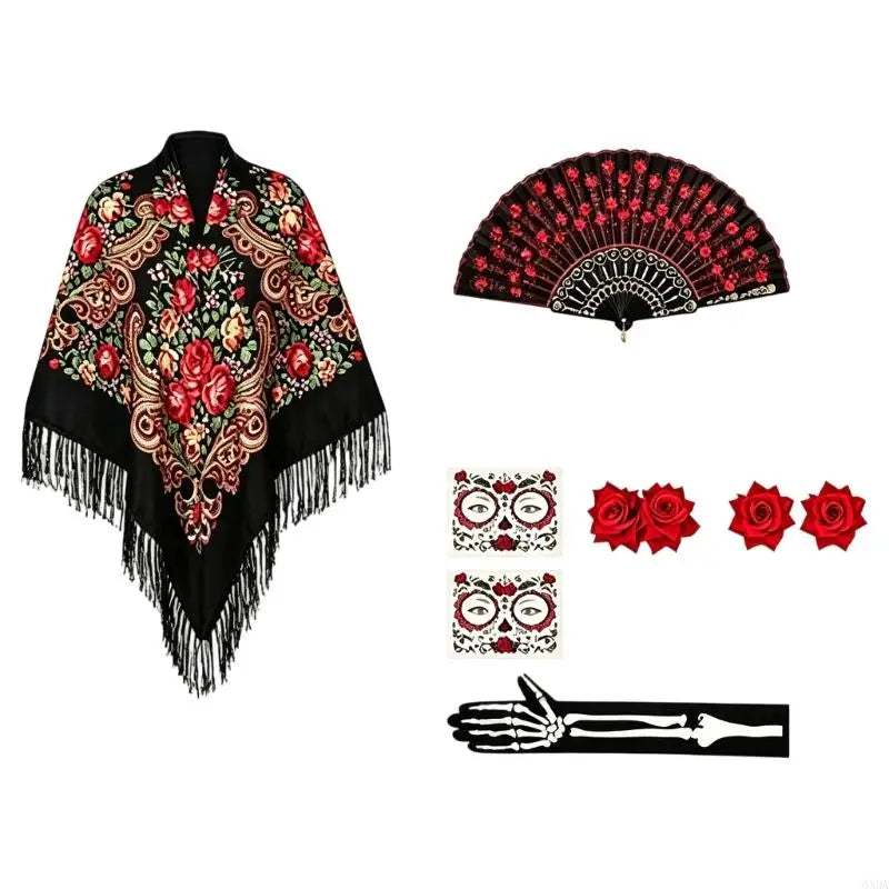 Skeleton Costume Accessory Set