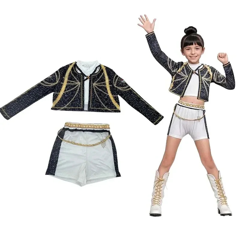 Kids' K-Pop Idol Stage Costume