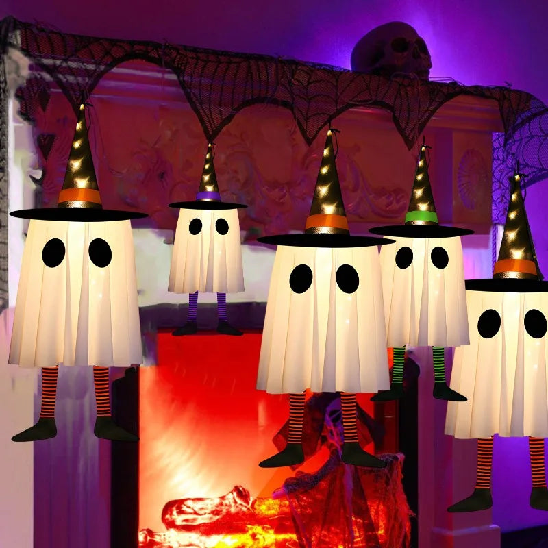 Glowing Witch Hat Ghost Lights