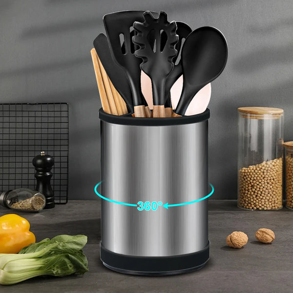 360° Rotating Utensil Holder