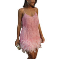 Woman's Tassel Sling Dress