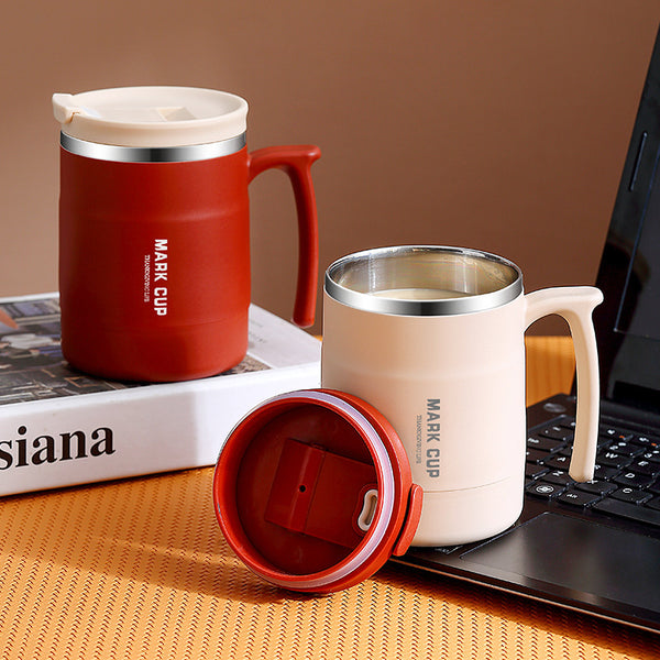 Insulated Travel Mug with Spoon Lid