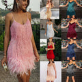 Woman's Tassel Sling Dress